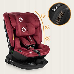 Lionelo Bastian RWF i-Size κάθισμα αυτοκινήτου 40-150 cm isofix Red Burgudy