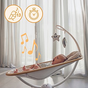 Lionelo Olivia Διαδραστικό Ηλεκτρικό Ρηλάξ 180° Beige Natural