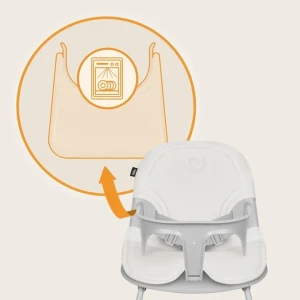 Lionelo Dalia Καρεκλάκι φαγητού 2 σε 1 Gray Stone