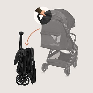 Lionelo Julie Air Καρότσι Ταξιδίου έως 22kg Black Onyx