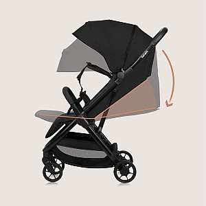 Lionelo Julie Air Καρότσι Ταξιδίου έως 22kg Black Onyx
