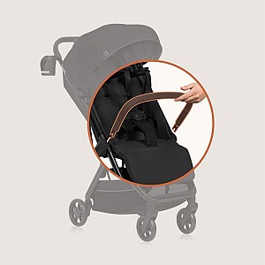 Lionelo Julie Air Καρότσι Ταξιδίου έως 22kg Black Onyx