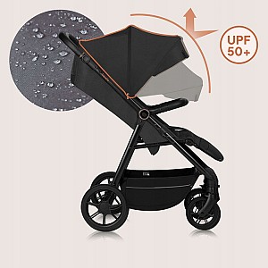 Lionelo Mira Βρεφικό Καρότσι έως 22kg Black Onyx