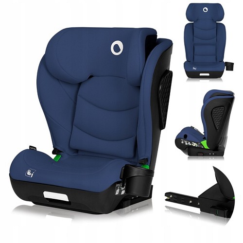 Lionelo Neal i-Size isofix Κάθισμα Αυτοκινήτου 100-150 cm Blue Navy