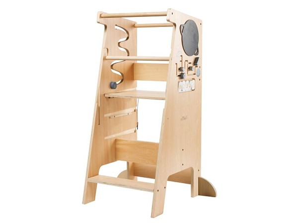 Eli Neli Montessori Universe 5in1 Ξύλινος Πύργος Εκμάθησης 90cm