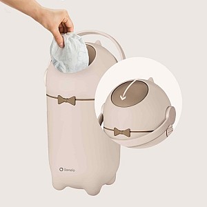 Lionelo Purebin Κάδος για Πάνες Αεροστεγής & Άοσμος Beige Sand 5901752361836