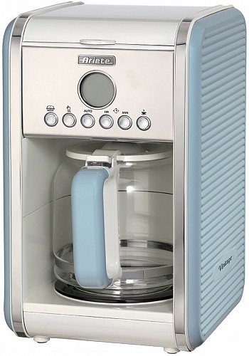 ARIETE 1342/05 COFFEE MAKER LIGHT BLUE VINTAGE