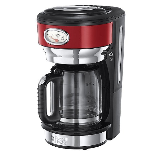 RUSSELL HOBBS RH 21700-56 Retro Ribbon Red Coffee Maker