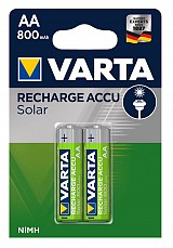 VARTA επαναφορτιζόμενη μπαταρία solar 56736, 800mAh, AA HR6 Mignon, 2τμχ 56736