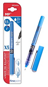 MP στυλό διαρκείας, καλλιγραφίας PE240A, 0.5mm, μπλε PE240A