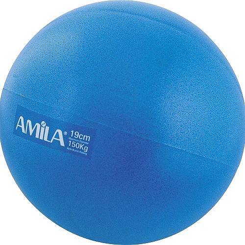 AMILA Μπάλα Pilates 19 cm - Μπλε 48400
