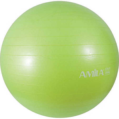 AMILA Μπάλα Γυμναστικής (Bulk) 75cm - Μαύρη 48417