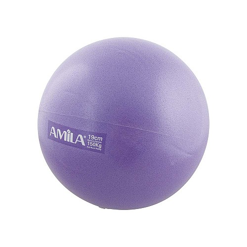 AMILA Μπάλα Pilates (Bulk) 25 cm - Μωβ 48431