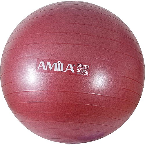 AMILA Μπάλα Γυμναστικής (Bulk) 55cm - Κόκκινη 48440