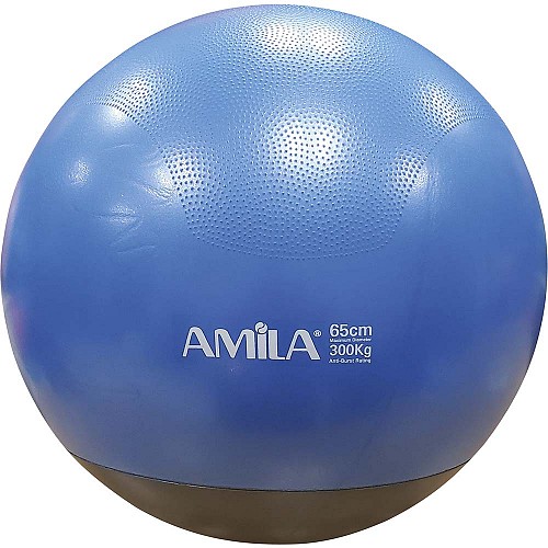 AMILA Μπάλα Γυμναστικής 65cm - Μπλε 48445