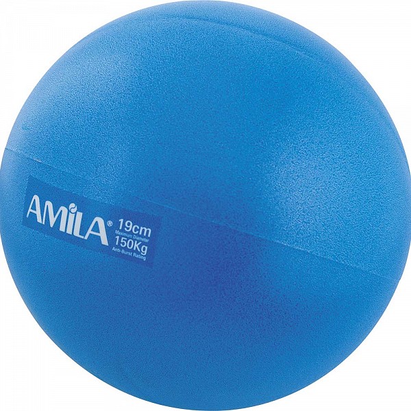 AMILA Μπάλα Pilates 19 cm - Μπλε 48400
