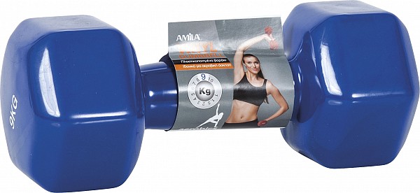 AMILA Vinyl Dumbbell 9Kg 44123