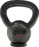 AMILA Kettlebell Cast Iron Rubber Base 6 kg - Μαύρο 44521