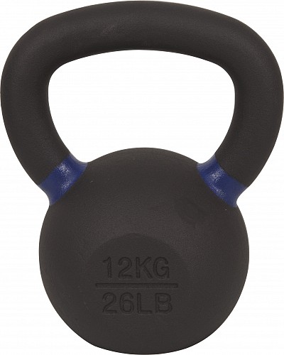 AMILA Kettlebell Cast Iron 12 kg - Μαύρο / Γαλάζιο 44684