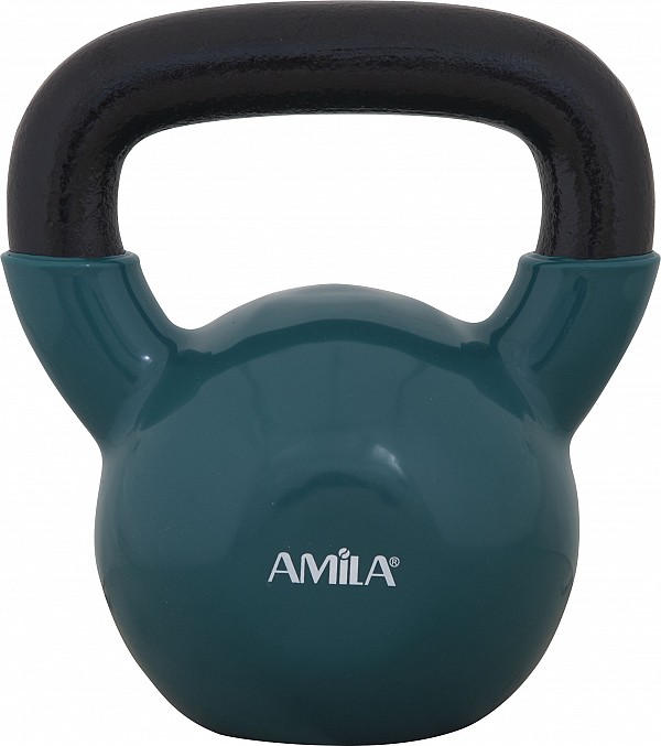 AMILA Kettlebell Vinyl Cover 12 kg - Πράσινο 44506