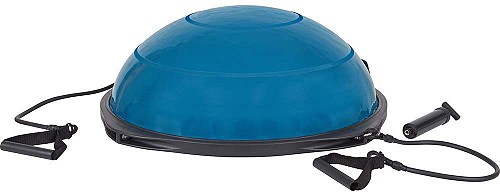 AMILA Balance Ball με Ξύλινη Βάση Μπλε 63cm 48192