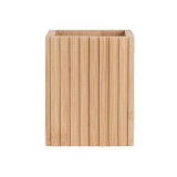 ESTIA ΘΗΚΗ ΟΔΟΝΤΟΒΟΥΡΤΣΑΣ BAMBOO ESSENTIALS ΤΕΤΡΑΓΩΝΗ 8.3x6.5x10.3cm 02-13097