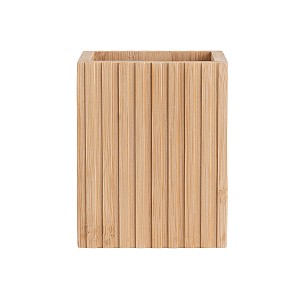 ESTIA ΘΗΚΗ ΟΔΟΝΤΟΒΟΥΡΤΣΑΣ BAMBOO ESSENTIALS ΤΕΤΡΑΓΩΝΗ 8.3x6.5x10.3cm 02-13097