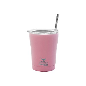 ESTIA ΘΕΡΜΟΣ COFFEE MUG SAVE THE AEGEAN 350ml BLOSSOM ROSE 01-12472