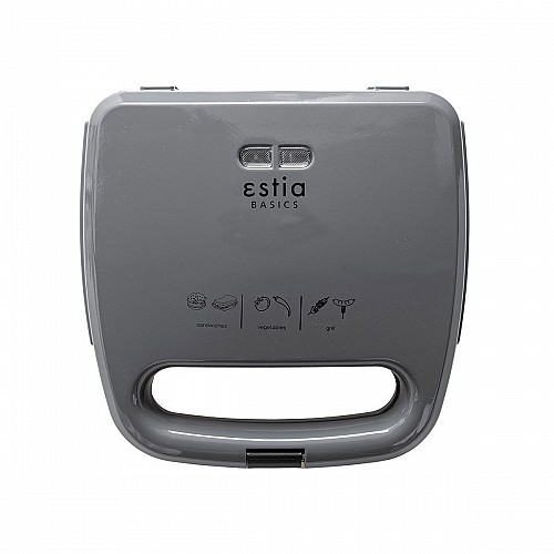 ESTIA ΤΟΣΤΙΕΡΑ AROMA GREY 2 ΘΕΣΕΩΝ 750w ΓΚΡΙ 06-10010