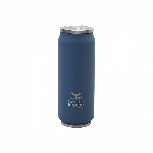 ESTIA ΘΕΡΜΟΣ TRAVEL CUP SAVE THE AEGEAN 500ml DENIM BLUE 01-12076