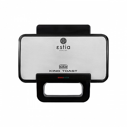 ESTIA ΤΟΣΤΙΕΡΑ KING TOAST 2 ΘΕΣΕΩΝ 900w ΜΕ ΒΑΘΙΕΣ ΑΠΟΣΠΩΜΕΝΕΣ ΑΝΤΙΚΟΛΛΗΤΙΚΕΣ ΠΛΑΚΕΣ 06-12359