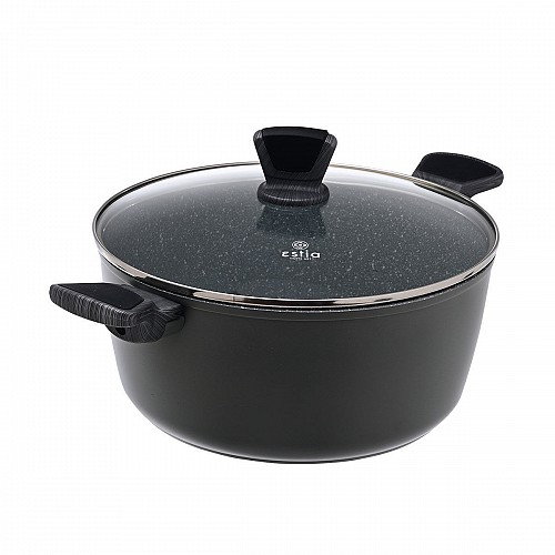 ESTIA ΚΑΤΣΑΡΟΛΑ CUISSON ΑΝΤΙΚΟΛΛΗΤΙΚΗ ΠΡΕΣΣΑΡΙΣΤΟΥ ΑΛΟΥΜΙΝΙΟΥ 28cm 01-11130