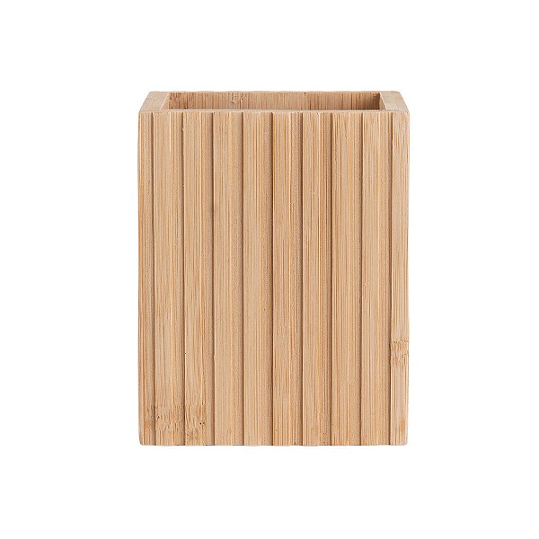 ESTIA ΘΗΚΗ ΟΔΟΝΤΟΒΟΥΡΤΣΑΣ BAMBOO ESSENTIALS ΤΕΤΡΑΓΩΝΗ 8.3x6.5x10.3cm 02-13097