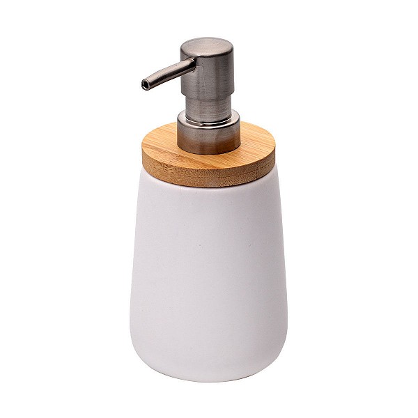 ESTIA ΑΝΤΛΙΑ ΣΑΠΟΥΝΙΟΥ BAΜBOO ESSENTIALS ΔΟΛΟΜΙΤΗ 360ml ΛΕΥΚΗ 02-4569
