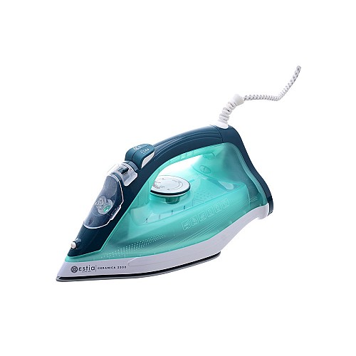ESTIA ΣΙΔΕΡΟ ΑΤΜΟΥ CERAMICA 2200w ΜΕ ΚΕΡΑΜΙΚΗ ΠΛΑΚΑ 06-14100