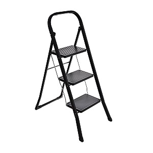 ESTIA ΣΚΑΛΟΣΚΑΜΠΟ NEO BLACK ΜΕ 3 ΣΚΑΛΙΑ 46x71x105cm 04-14711