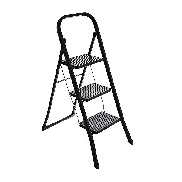 ESTIA ΣΚΑΛΟΣΚΑΜΠΟ NEO BLACK ΜΕ 3 ΣΚΑΛΙΑ 46x71x105cm 04-14711
