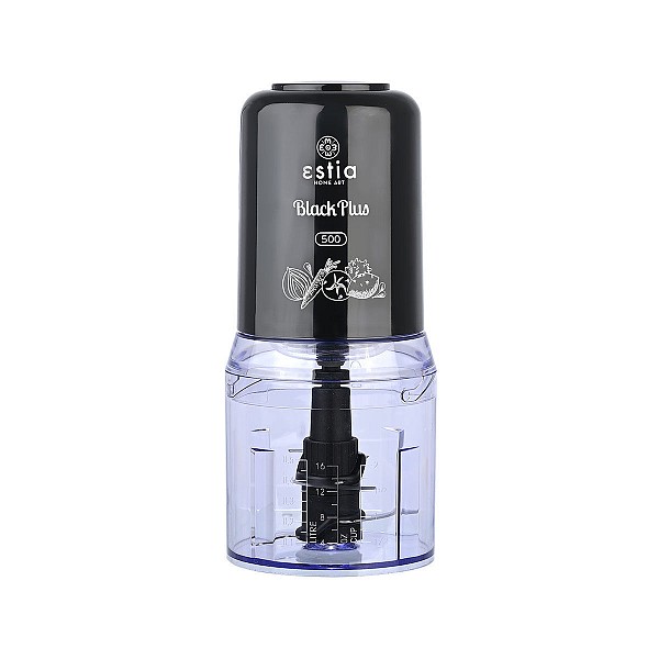 ESTIA ΠΟΛΥΚΟΠΤΗΣ BLACK PLUS 400W ΜΕ ΠΛΑΣΤΙΚΟ ΜΠΟΛ 500ml 06-15107