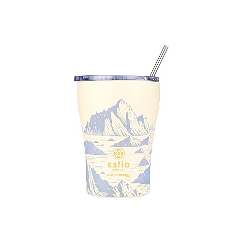 ESTIA ΘΕΡΜΟΣ COFFEE MUG SAVE THE AEGEAN 350ml ALPINE ESSENCE 01-23010