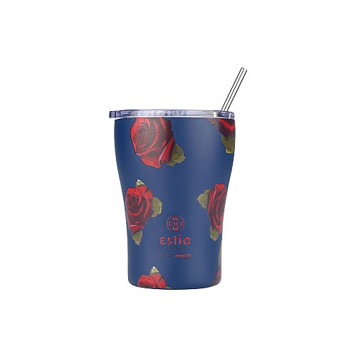 ESTIA ΘΕΡΜΟΣ COFFEE MUG SAVE THE AEGEAN 350ml ELECTRIC ROSES 01-22969