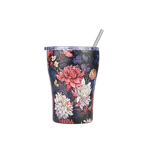 ESTIA ΘΕΡΜΟΣ COFFEE MUG SAVE THE AEGEAN 350ml MIDNIGHT BLOSSOM 01-22945