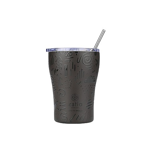 ESTIA ΘΕΡΜΟΣ COFFEE MUG SAVE THE AEGEAN 350ml NOIR ECHO 01-22891