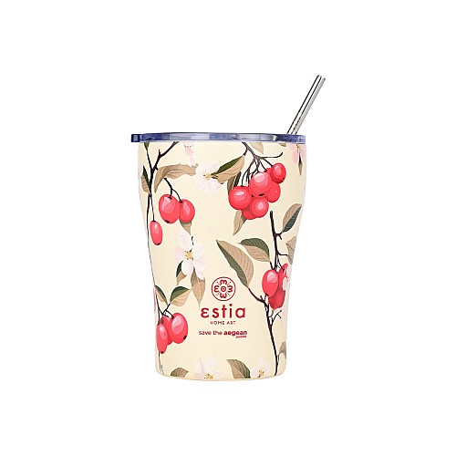 ESTIA ΘΕΡΜΟΣ COFFEE MUG SAVE THE AEGEAN 350ml SAKURA WHISPER 01-22990
