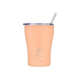 ESTIA ΘΕΡΜΟΣ COFFEE MUG SAVE THE AEGEAN 350ml PEACH FUZZ 01-23416