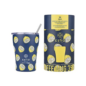 ESTIA ΘΕΡΜΟΣ COFFEE MUG SAVE THE AEGEAN 350ml CITRUS INFUSION 01-22952