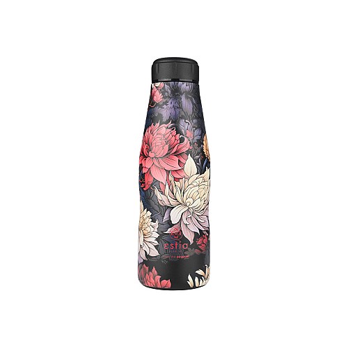 ESTIA ΘΕΡΜΟΣ TRAVEL FLASK SAVE THE AEGEAN 500ml MIDNIGHT BLOSSOM 01-22099
