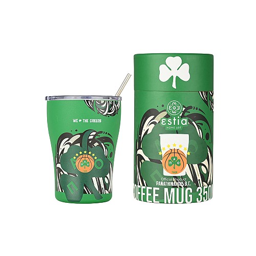 ESTIA ΘΕΡΜΟΣ COFFEE MUG PANATHINAIKOS BC EDITION WE THE GREENS 350ml 00-27247