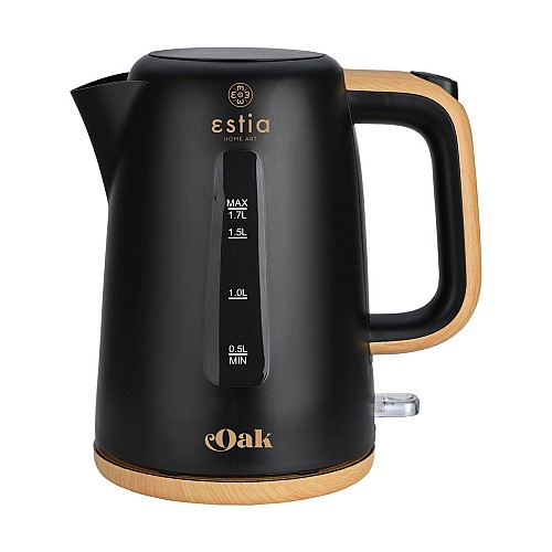 ESTIA ΒΡΑΣΤΗΡΑΣ OAK ΠΛΑΣΤΙΚΟΣ 2200w 1.7lt ΜΑΥΡΟΣ 06-24659