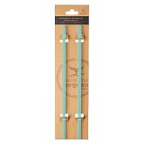 ESTIA ΑΝΤΑΛΛΑΚΤΙΚΑ ΚΑΛΑΜΑΚΙΑ STRAW TUMBLER XL 1200ml BERMUDA GREEN 2 ΤΕΜ 01-32807