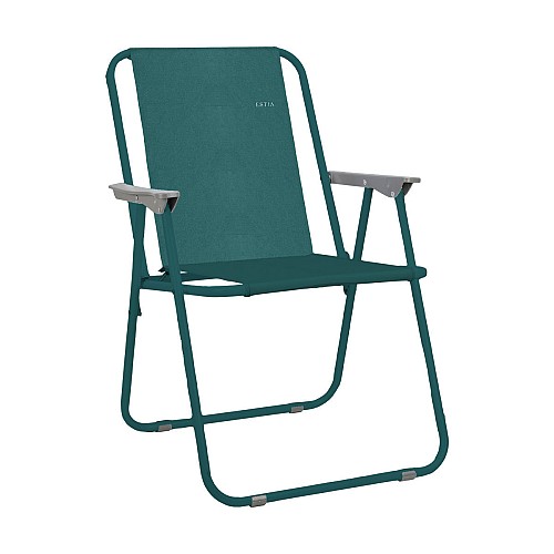 ESTIA ΚΑΡΕΚΛΑ ΘΑΛΑΣΣΗΣ TEAL GREEN ΑΝΑΔΙΠΛΟΥΜΕΝΗ ΥΦΑΣΜΑΤΙΝΗ 52x44x75cm 00-30537